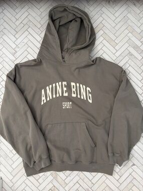 Anine Bing Sport Harvey Logo Hoodie
